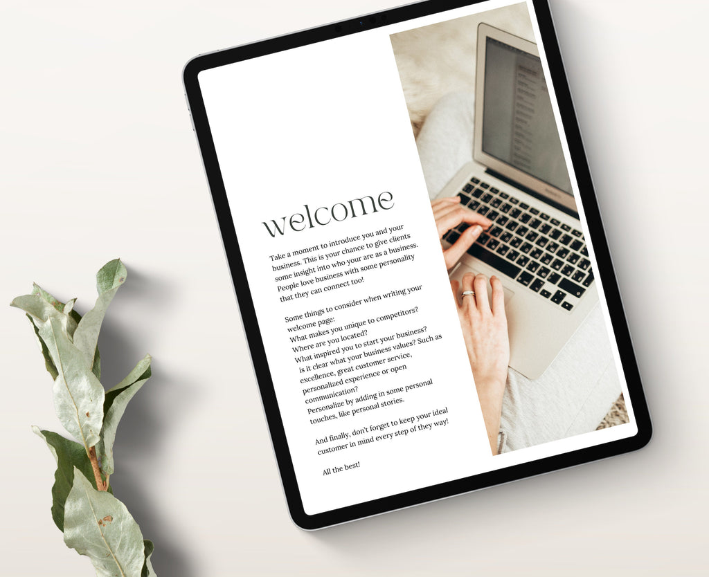 Web Designer Welcome Guide Canva Template, Website Developer Client Magazine, Welcome Packet, Questionnaires and Services & Pricing Booklet