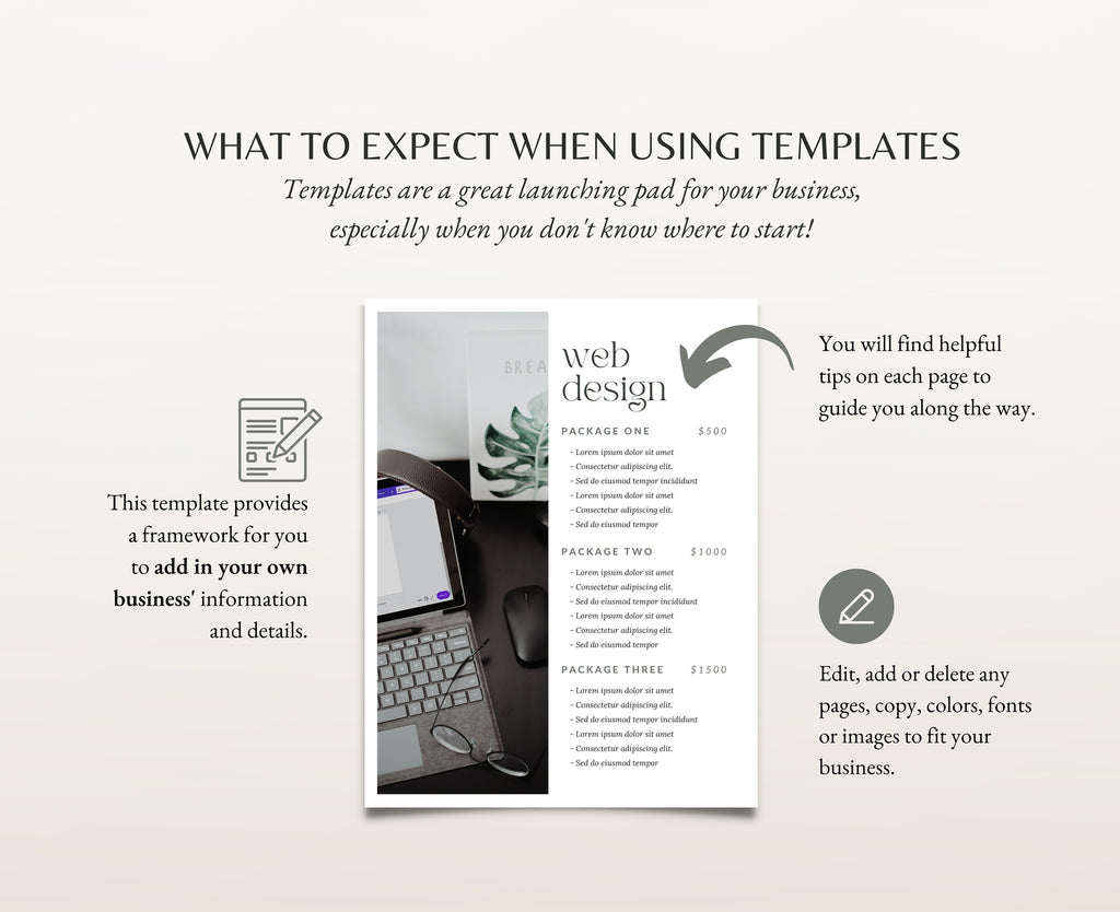Web Designer Welcome Guide Canva Template, Website Developer Client Magazine, Welcome Packet, Questionnaires and Services & Pricing Booklet