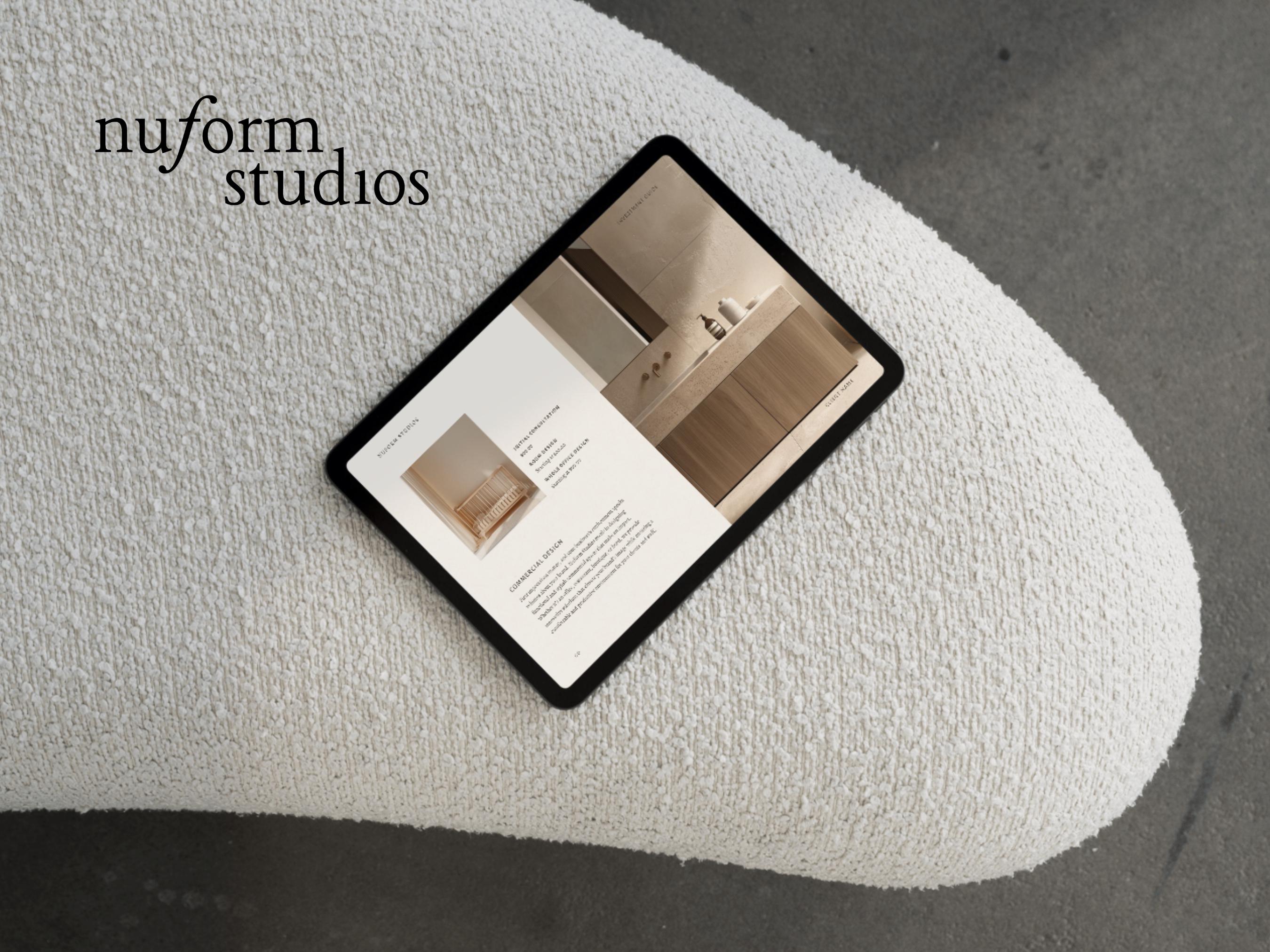 Interior Design Investment Guide | Interior Designer Fee Proposal | Project Proposal | Client Presentation | Canva | Indesign | Powerpoint